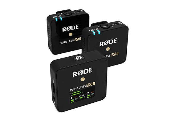 Rode Wireless Go II – 2 Person Dual Channel Wireless Microphone System (2.4 GHz, Black)